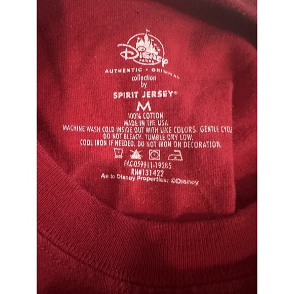 Spirit Jersey Disney Disneyland Red Christmas Sweater Top Size Medium - Picture 4 of 6
